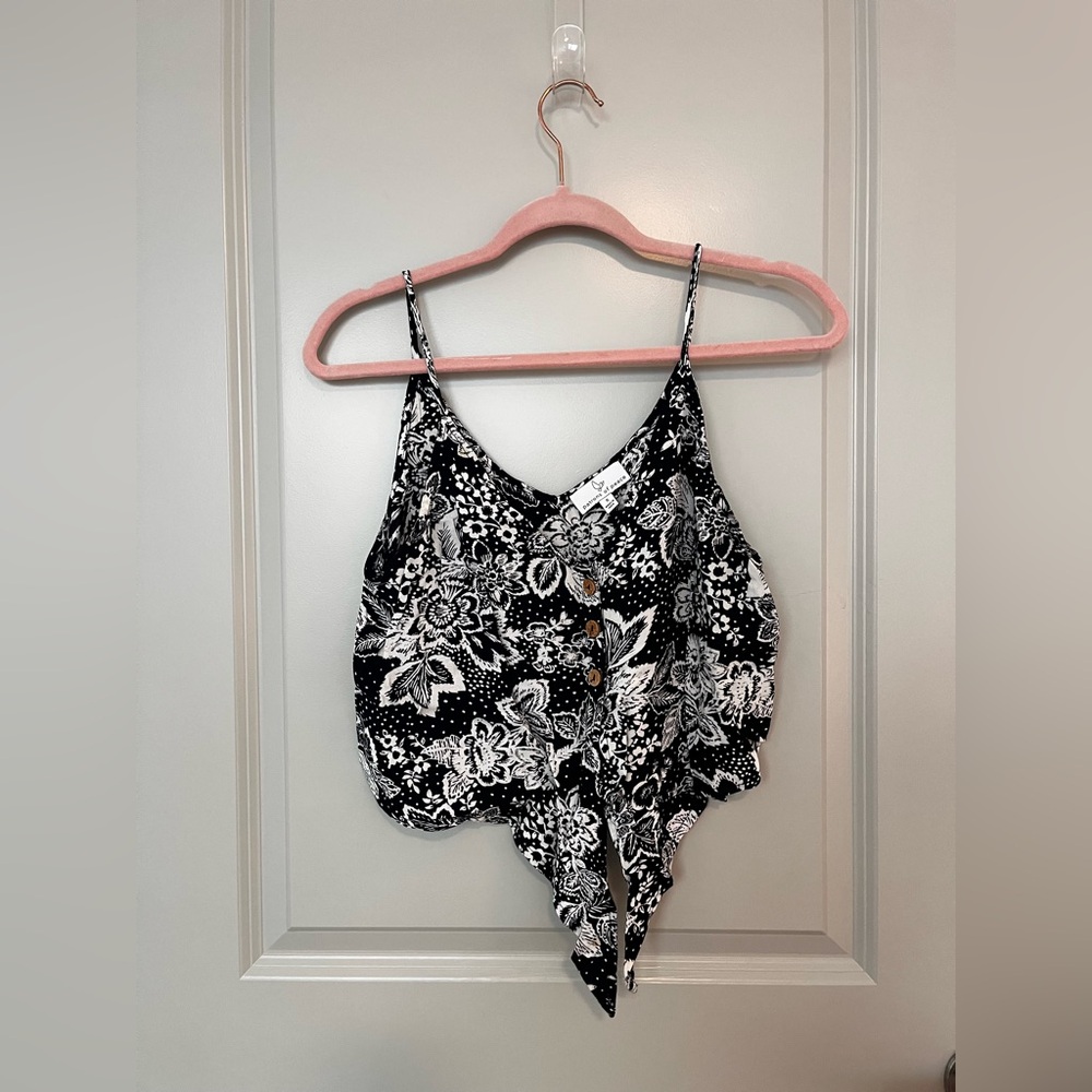 Patrons of Peace Monochrome Floral Camisole